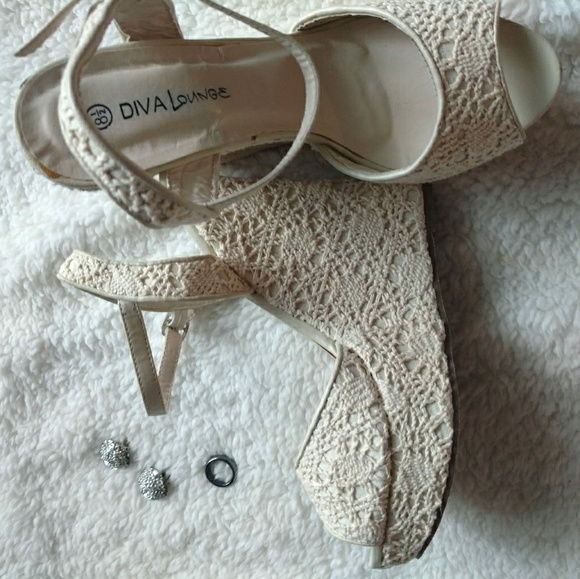 DIVA Lounge Shoes - Last call!🎃 October Clearance! Lacey heels